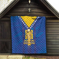 Football 2026 Bosnia And Herzegovina Quilt Trophy Style