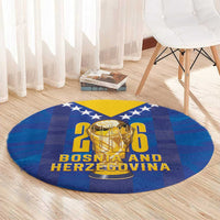 Football 2026 Bosnia And Herzegovina Round Carpet Trophy Style