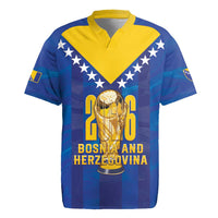 Custom Football 2026 Bosnia And Herzegovina Rugby Jersey Trophy Style