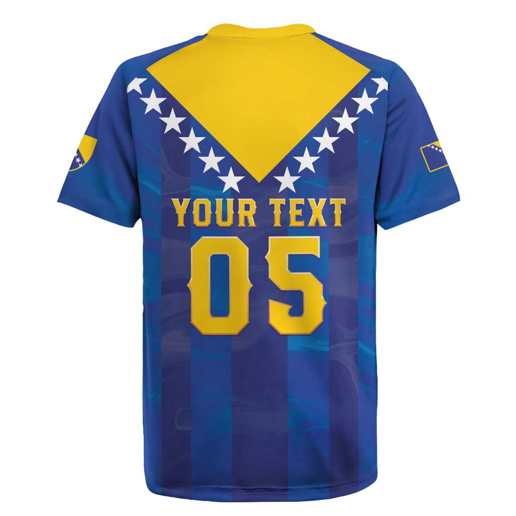 Custom Football 2026 Bosnia And Herzegovina Rugby Jersey Trophy Style