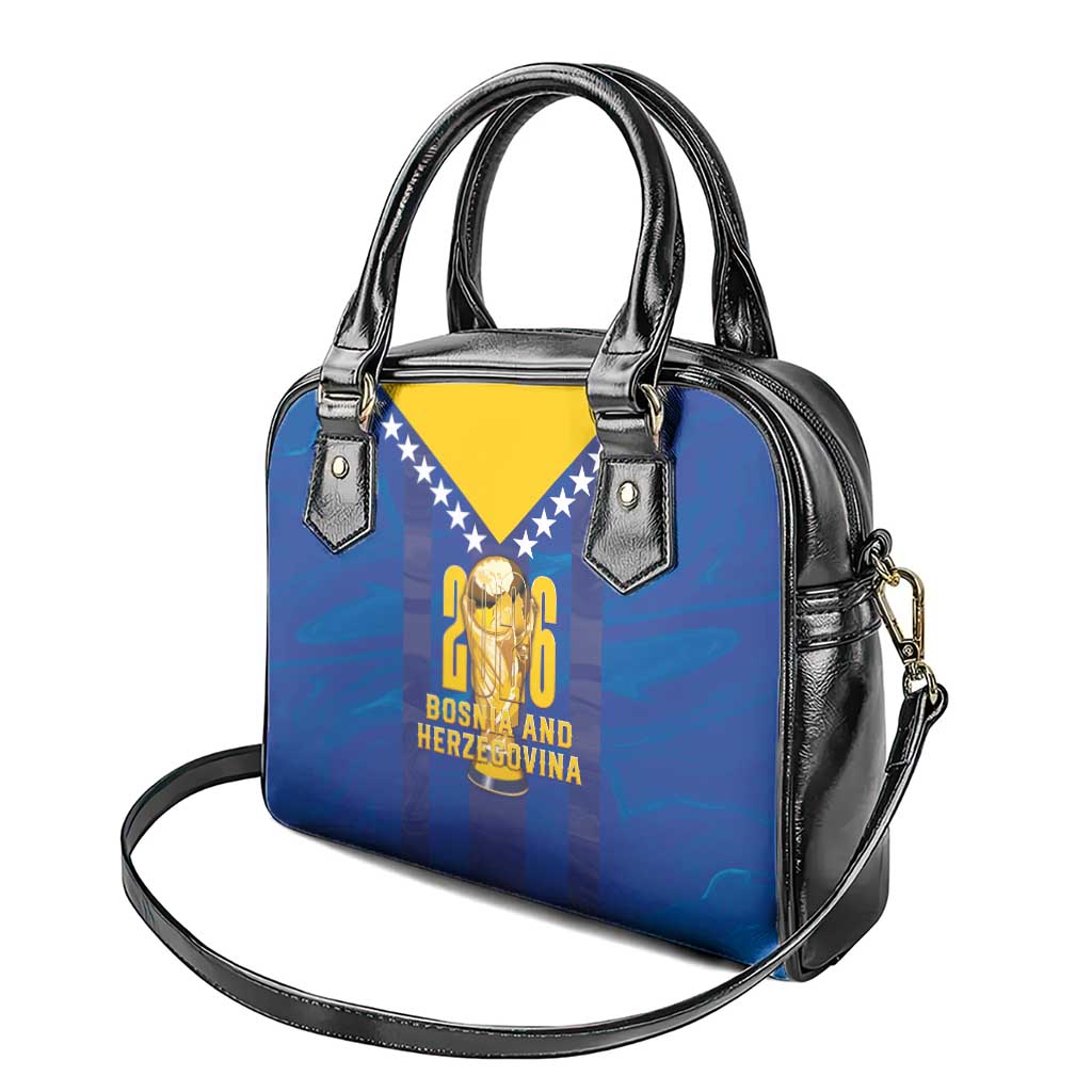 Football 2026 Bosnia And Herzegovina Shoulder Handbag Trophy Style