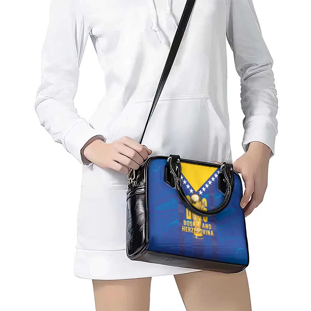Football 2026 Bosnia And Herzegovina Shoulder Handbag Trophy Style