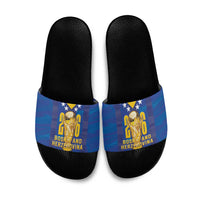 Football 2026 Bosnia And Herzegovina Slide Sandals Trophy Style