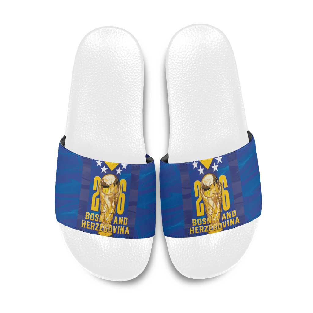 Football 2026 Bosnia And Herzegovina Slide Sandals Trophy Style