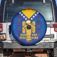 Football 2026 Bosnia And Herzegovina Spare Tire Cover Trophy Style