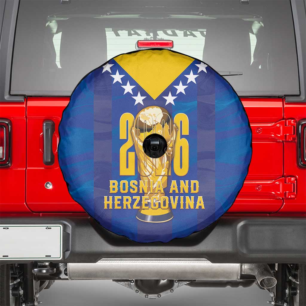 Football 2026 Bosnia And Herzegovina Spare Tire Cover Trophy Style