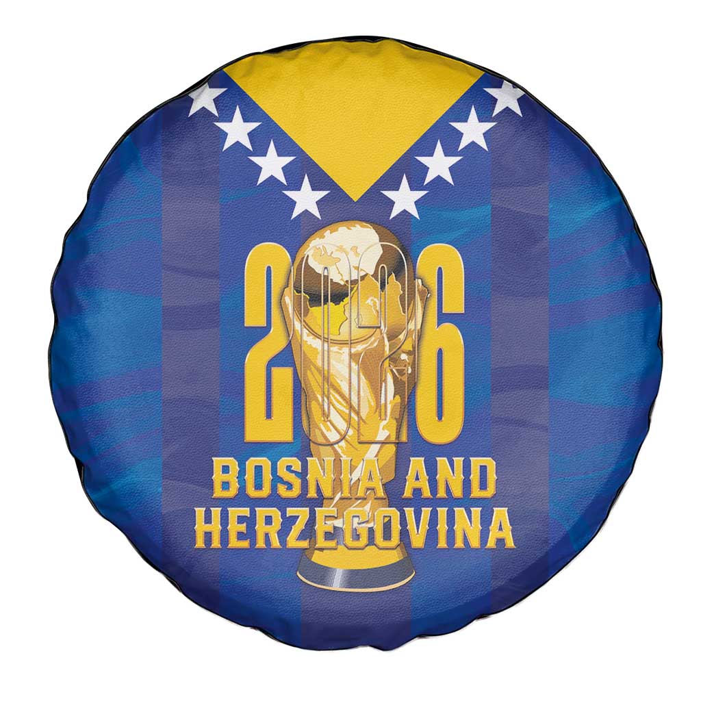 Football 2026 Bosnia And Herzegovina Spare Tire Cover Trophy Style