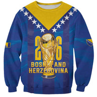 Custom Football 2026 Bosnia And Herzegovina Sweatshirt Trophy Style