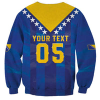 Custom Football 2026 Bosnia And Herzegovina Sweatshirt Trophy Style