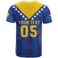 Custom Football 2026 Bosnia And Herzegovina T Shirt Trophy Style