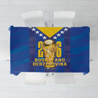 Football 2026 Bosnia And Herzegovina Tablecloth Trophy Style