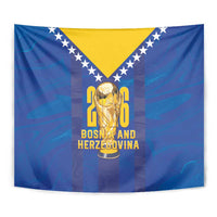 Football 2026 Bosnia And Herzegovina Tapestry Trophy Style