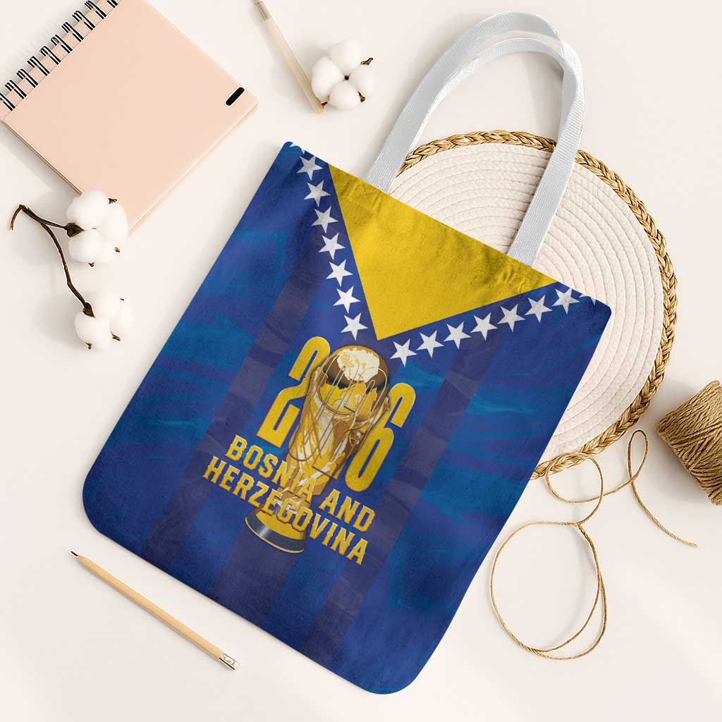 Football 2026 Bosnia And Herzegovina Tote Bag Trophy Style