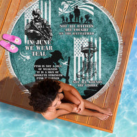 Veteran PTSD Beach Blanket Not A Sign Of Weakness It Is Earned By Doing What Others Fear