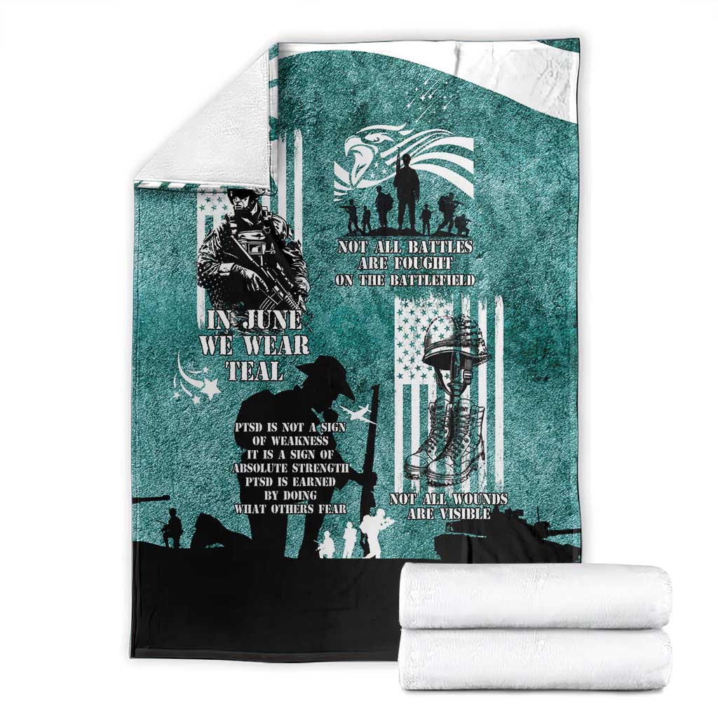 Veteran PTSD Blanket Not A Sign Of Weakness It Is Earned By Doing What Others Fear
