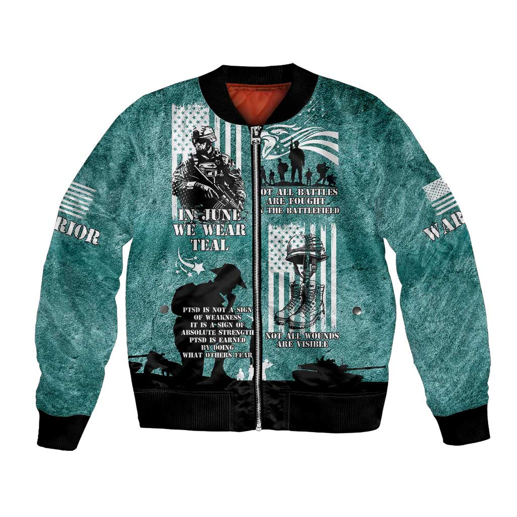 Veteran PTSD Bomber Jacket Not A Sign Of Weakness It Is Earned By Doing What Others Fear