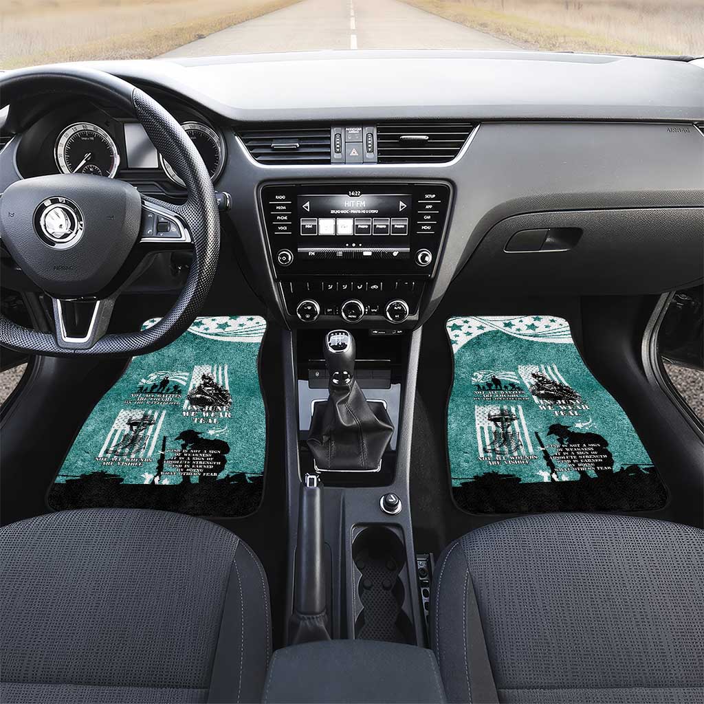 Veteran PTSD Car Mats Not A Sign Of Weakness It Is Earned By Doing What Others Fear