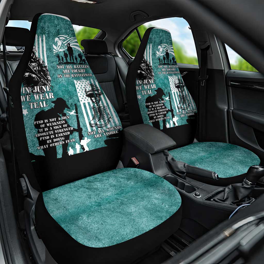 Veteran PTSD Car Seat Cover Not A Sign Of Weakness It Is Earned By Doing What Others Fear