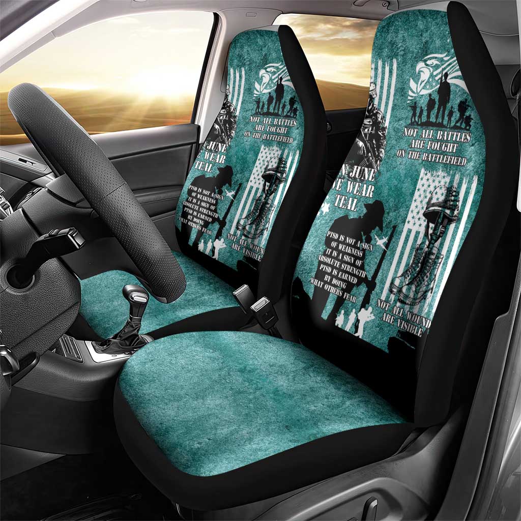 Veteran PTSD Car Seat Cover Not A Sign Of Weakness It Is Earned By Doing What Others Fear
