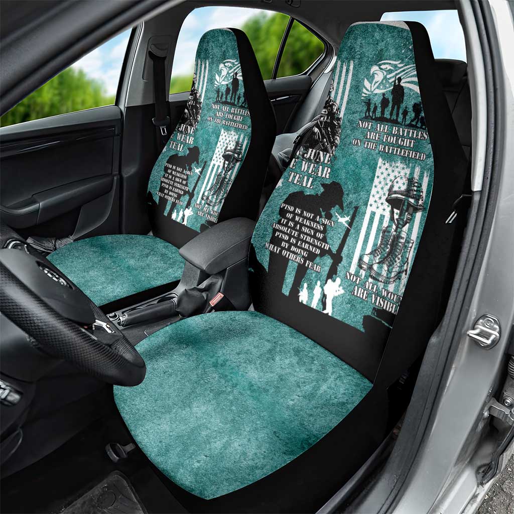 Veteran PTSD Car Seat Cover Not A Sign Of Weakness It Is Earned By Doing What Others Fear