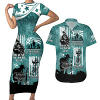 Veteran PTSD Couples Matching Short Sleeve Bodycon Dress and Hawaiian Shirt Not A Sign Of Weakness It Is Earned By Doing What Others Fear