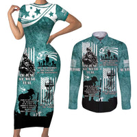 Veteran PTSD Couples Matching Short Sleeve Bodycon Dress and Long Sleeve Button Shirt Not A Sign Of Weakness It Is Earned By Doing What Others Fear