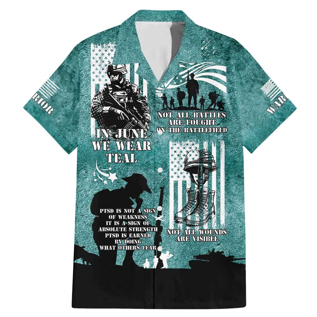 Veteran PTSD Family Matching Mermaid Dress and Hawaiian Shirt Not A Sign Of Weakness It Is Earned By Doing What Others Fear