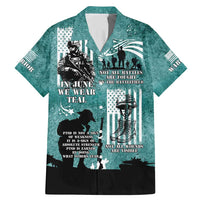 Veteran PTSD Family Matching Mermaid Dress and Hawaiian Shirt Not A Sign Of Weakness It Is Earned By Doing What Others Fear
