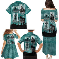 Veteran PTSD Family Matching Puletasi and Hawaiian Shirt Not A Sign Of Weakness It Is Earned By Doing What Others Fear