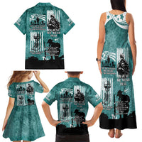 Veteran PTSD Family Matching Tank Maxi Dress and Hawaiian Shirt Not A Sign Of Weakness It Is Earned By Doing What Others Fear