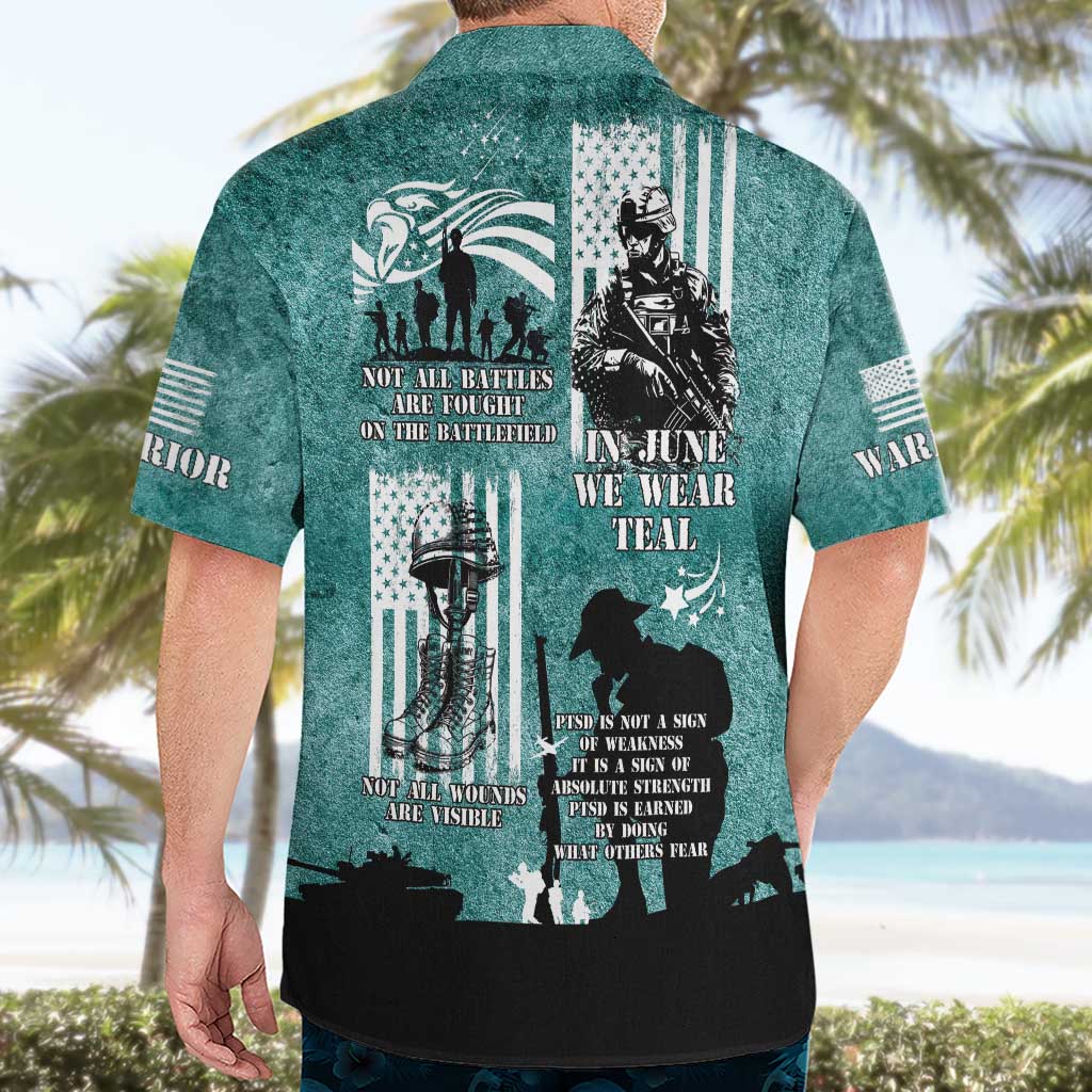 Veteran PTSD Hawaiian Shirt Not A Sign Of Weakness It Is Earned By Doing What Others Fear