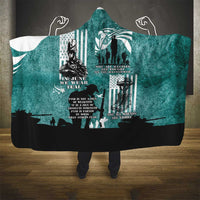Veteran PTSD Hooded Blanket Not A Sign Of Weakness It Is Earned By Doing What Others Fear