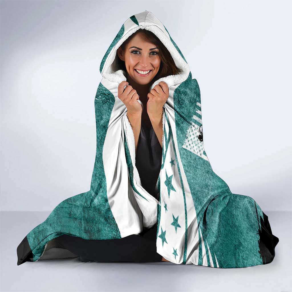 Veteran PTSD Hooded Blanket Not A Sign Of Weakness It Is Earned By Doing What Others Fear