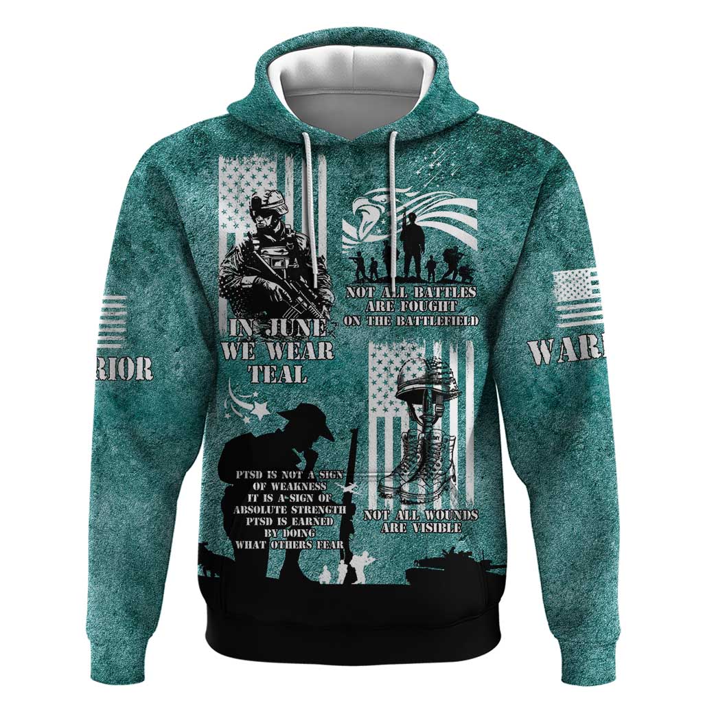 Veteran PTSD Hoodie Not A Sign Of Weakness It Is Earned By Doing What Others Fear