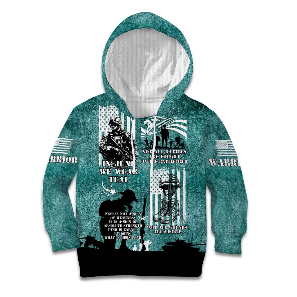 Veteran PTSD Kid Hoodie Not A Sign Of Weakness It Is Earned By Doing What Others Fear