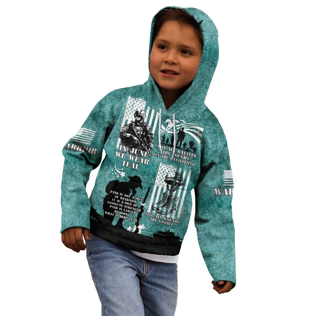 Veteran PTSD Kid Hoodie Not A Sign Of Weakness It Is Earned By Doing What Others Fear