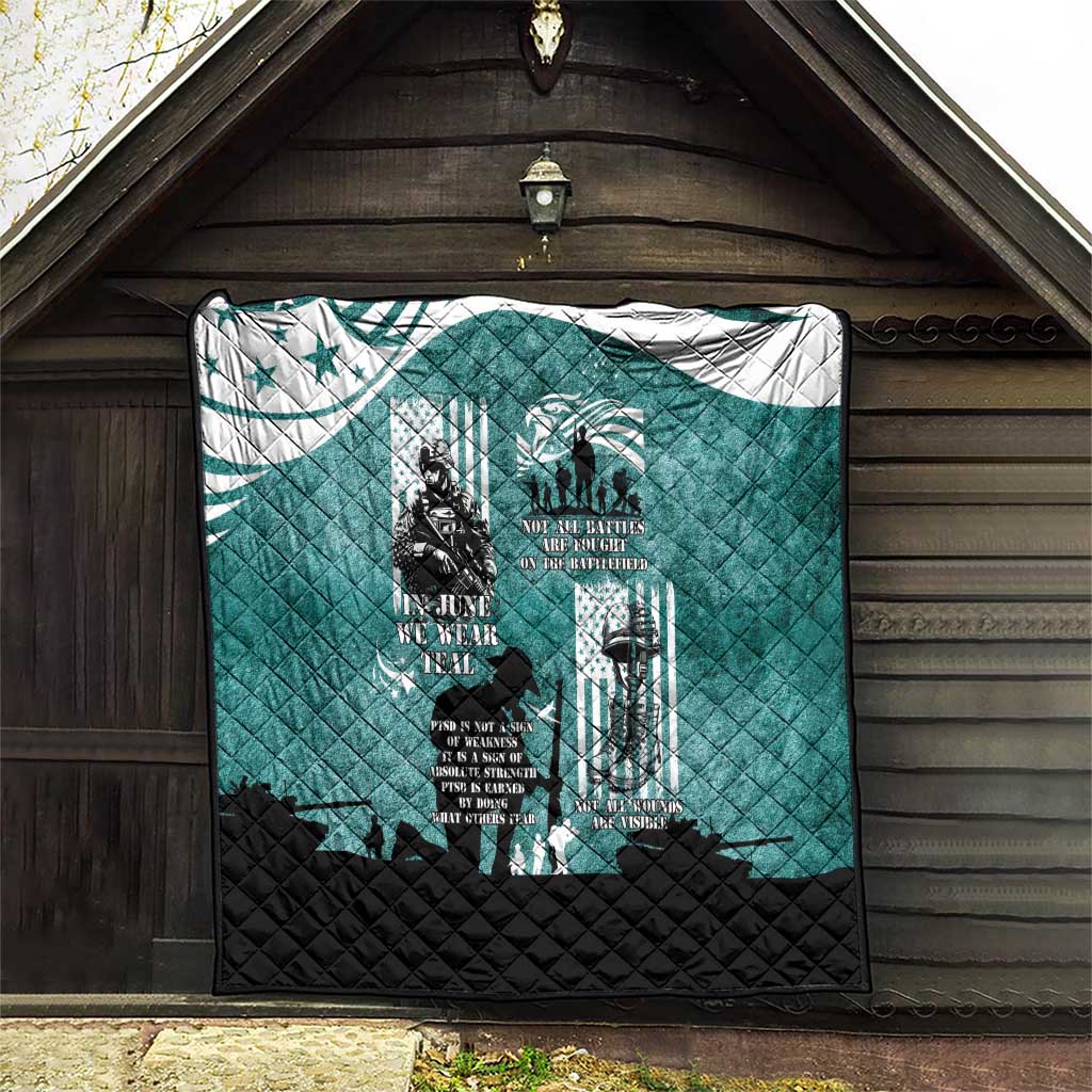 Veteran PTSD Quilt Not A Sign Of Weakness It Is Earned By Doing What Others Fear
