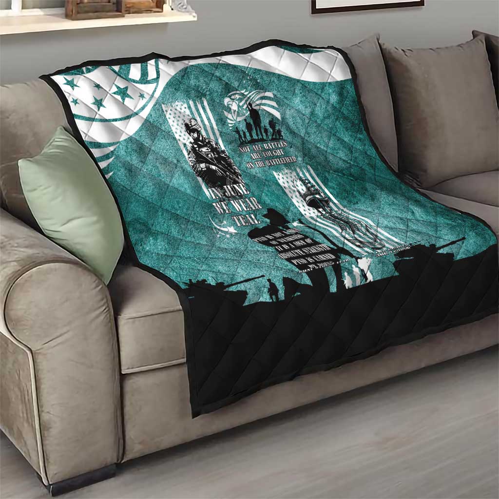 Veteran PTSD Quilt Not A Sign Of Weakness It Is Earned By Doing What Others Fear