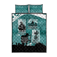 Veteran PTSD Quilt Bed Set Not A Sign Of Weakness It Is Earned By Doing What Others Fear