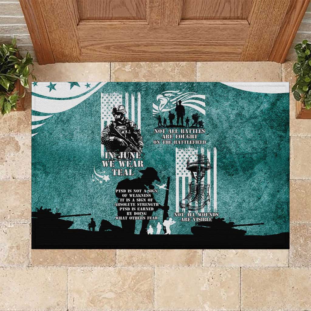 Veteran PTSD Rubber Doormat Not A Sign Of Weakness It Is Earned By Doing What Others Fear