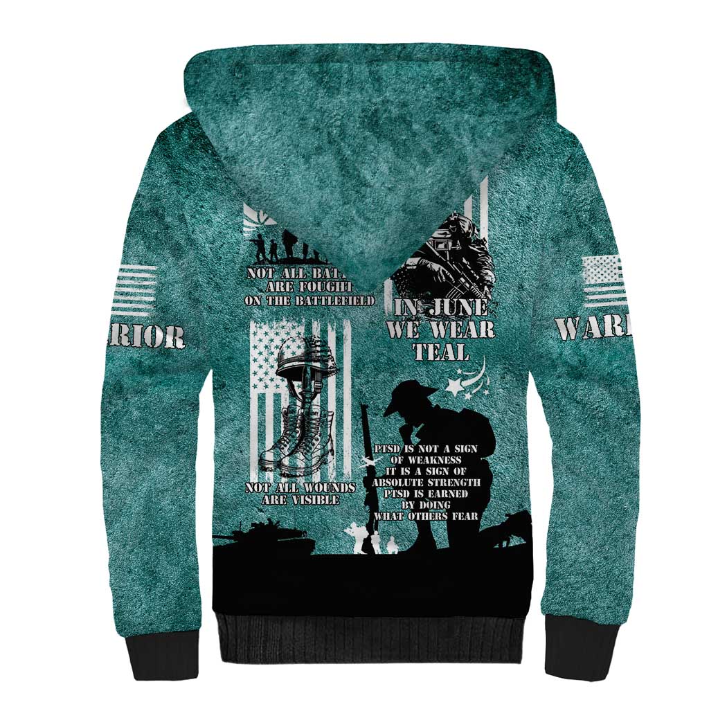 Veteran PTSD Sherpa Hoodie Not A Sign Of Weakness It Is Earned By Doing What Others Fear