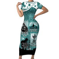 Veteran PTSD Short Sleeve Bodycon Dress Not A Sign Of Weakness It Is Earned By Doing What Others Fear