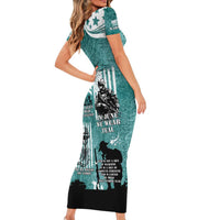 Veteran PTSD Short Sleeve Bodycon Dress Not A Sign Of Weakness It Is Earned By Doing What Others Fear