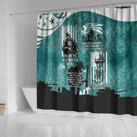 Veteran PTSD Shower Curtain Not A Sign Of Weakness It Is Earned By Doing What Others Fear