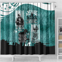 Veteran PTSD Shower Curtain Not A Sign Of Weakness It Is Earned By Doing What Others Fear