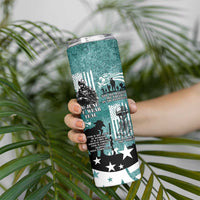 Veteran PTSD Skinny Tumbler Not A Sign Of Weakness It Is Earned By Doing What Others Fear