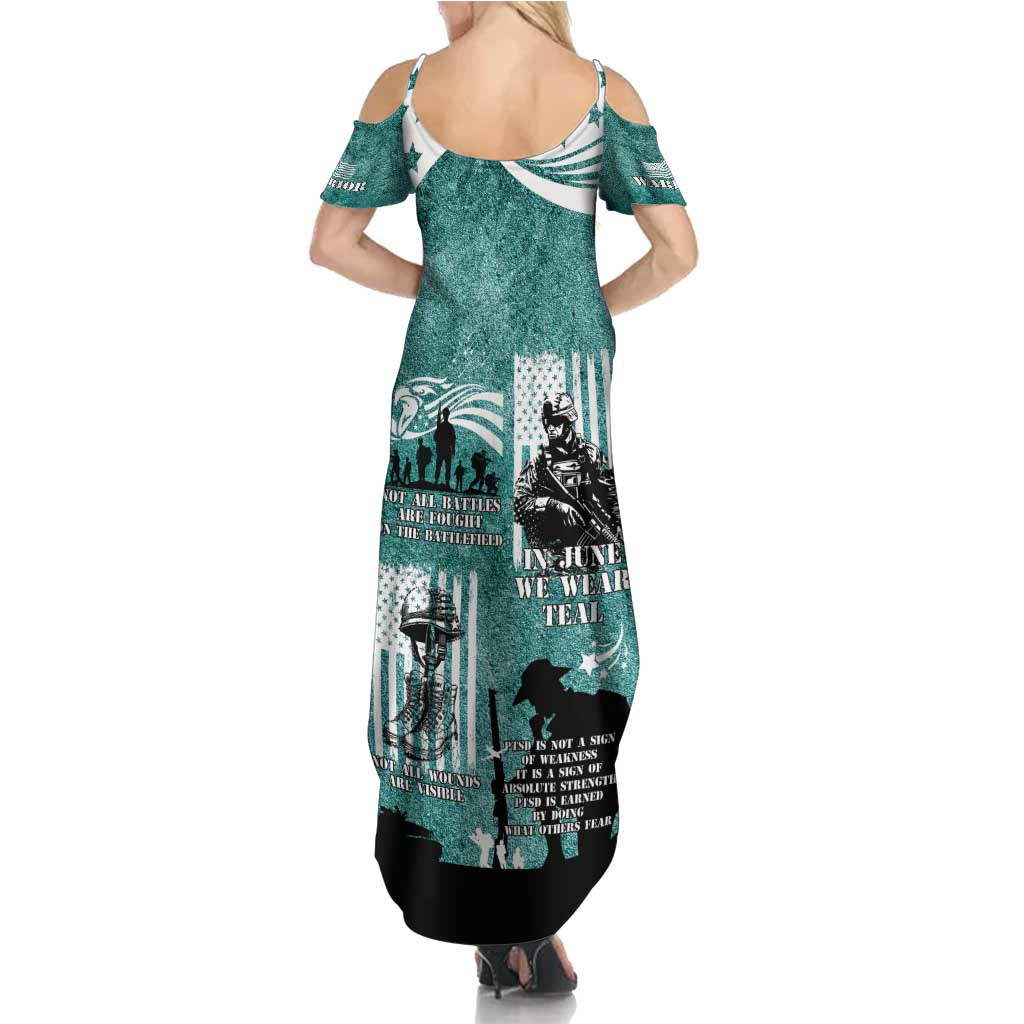 Veteran PTSD Summer Maxi Dress Not A Sign Of Weakness It Is Earned By Doing What Others Fear
