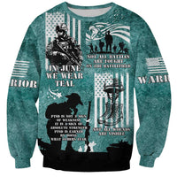 Veteran PTSD Sweatshirt Not A Sign Of Weakness It Is Earned By Doing What Others Fear
