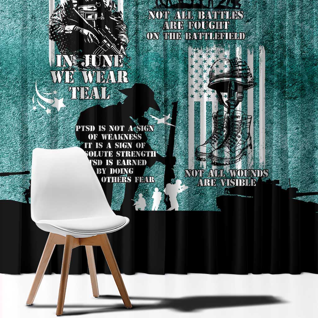 Veteran PTSD Window Curtain Not A Sign Of Weakness It Is Earned By Doing What Others Fear
