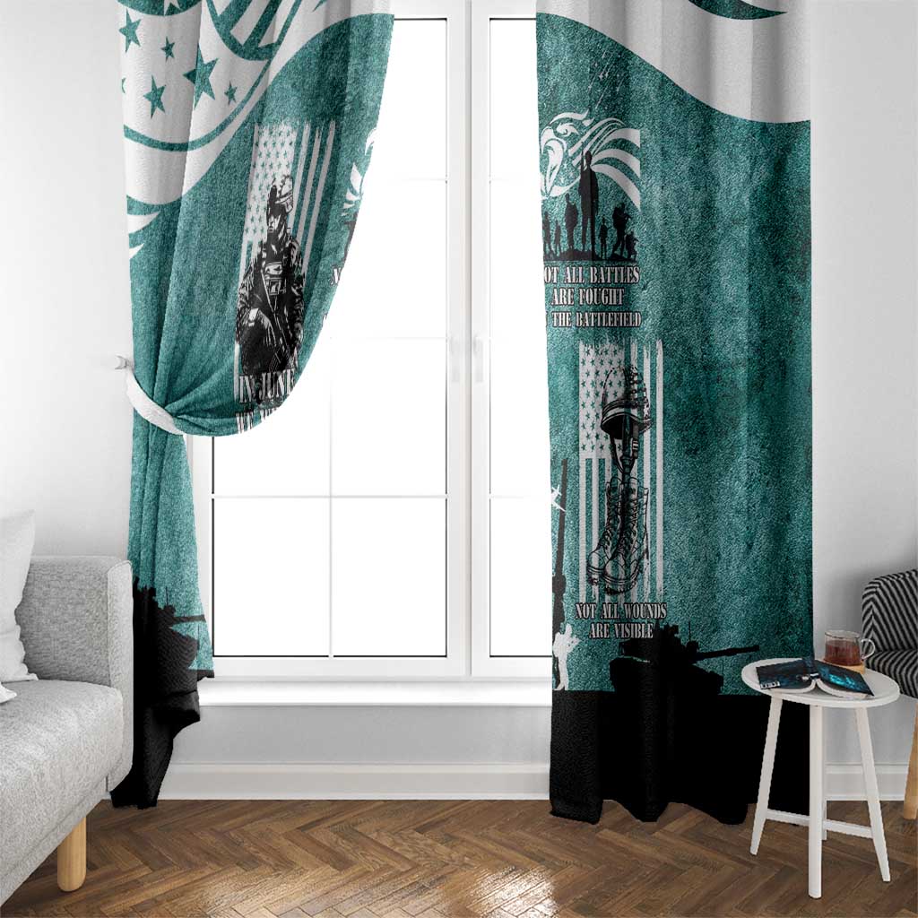 Veteran PTSD Window Curtain Not A Sign Of Weakness It Is Earned By Doing What Others Fear